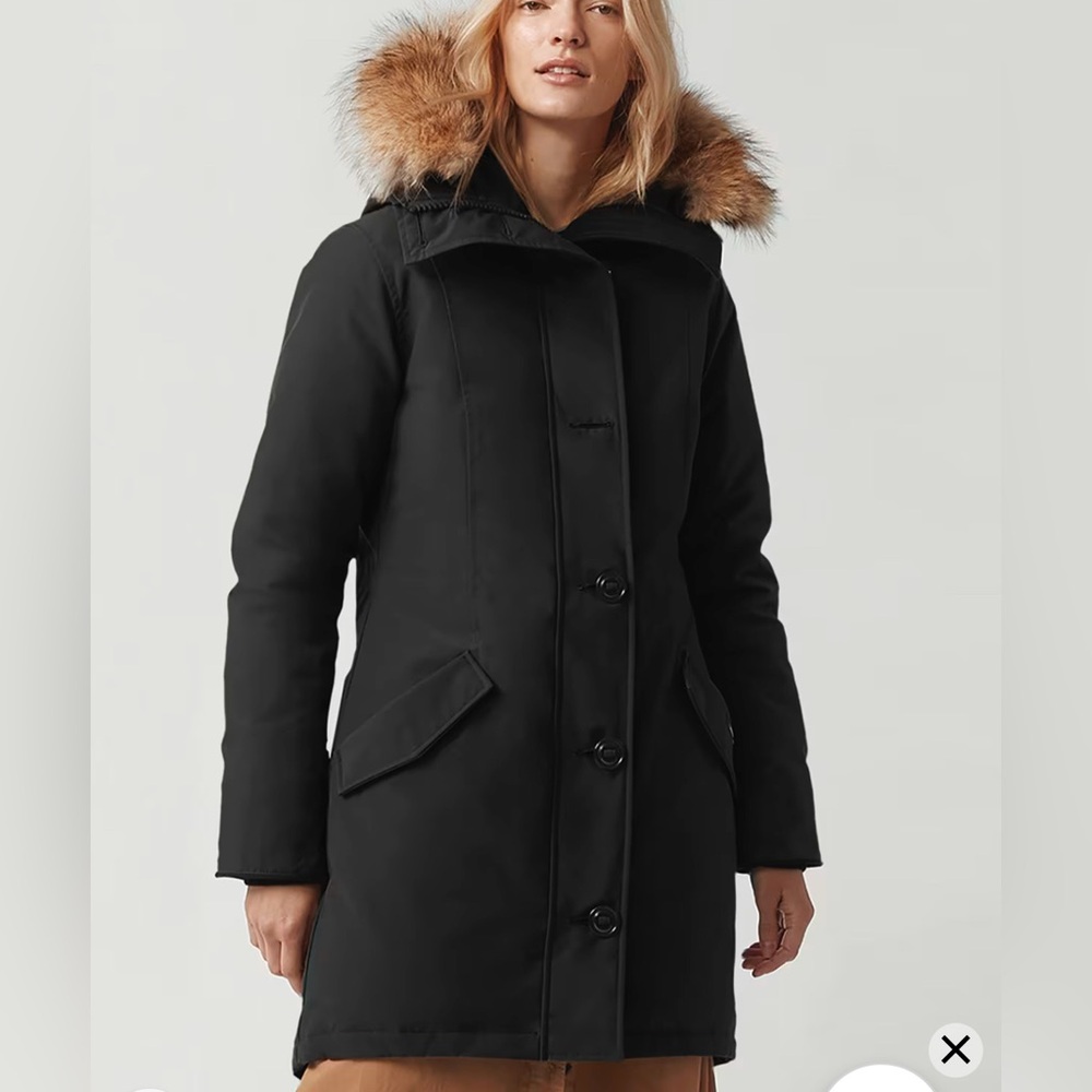 Authentic Excellent Condition: Rossclair Parka Heritage Black - XL